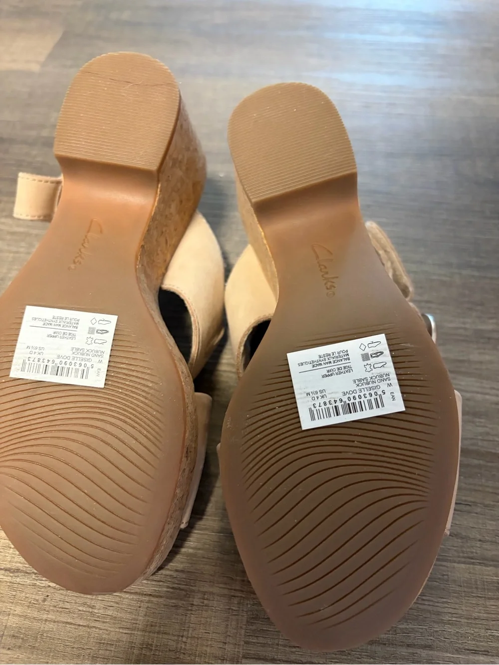 Clarks soft leather